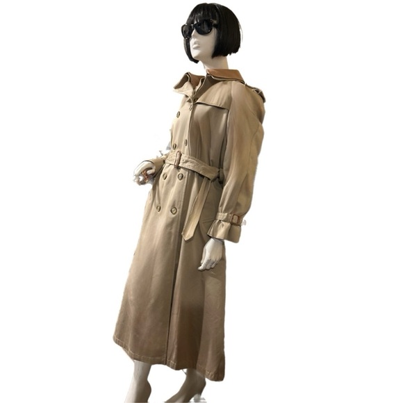 Evan Picone Women’s Classic Double-Breasted Trench Coat - Picture 2 of 5